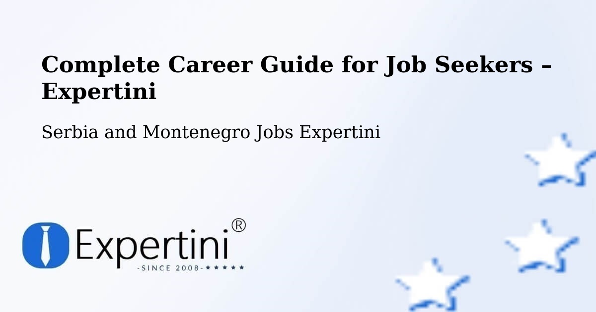 Career Guide for Job Seekers – Stoney Point - Stoney Point, Serbia and Montenegro Jobs Expertini