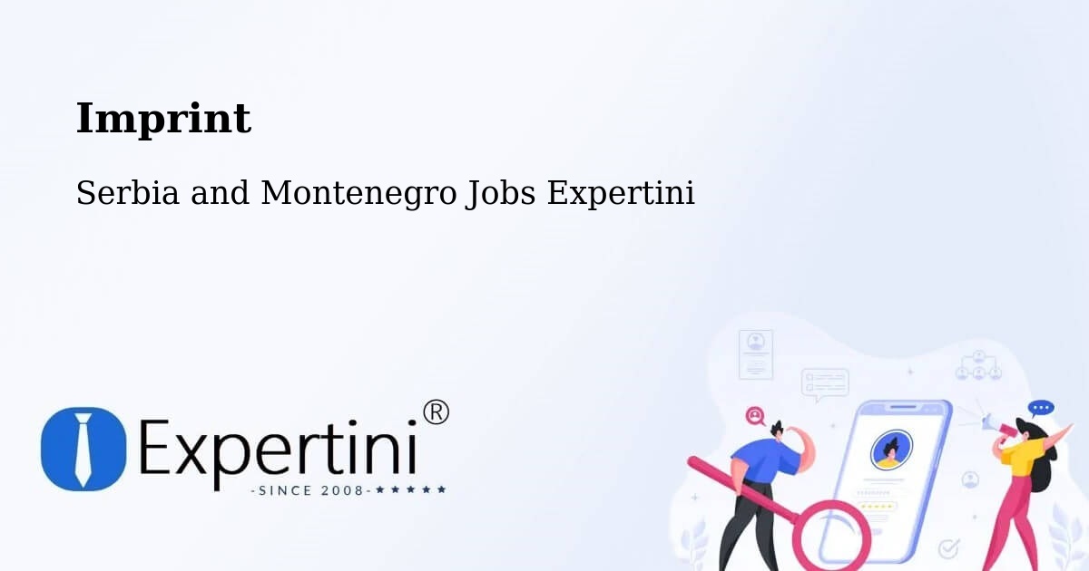 Imprint – Stoney Point - Serbia and Montenegro Jobs Expertini