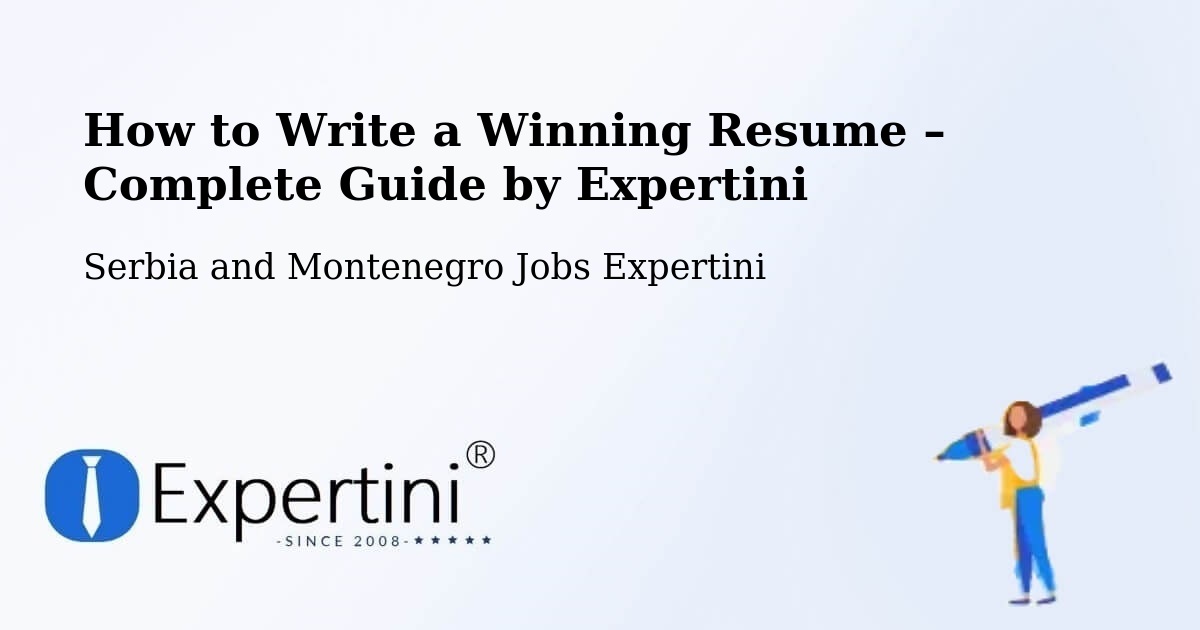 Resume Writing Guide for Job Seekers – Stoney Point - Stoney Point, Serbia and Montenegro Jobs Expertini